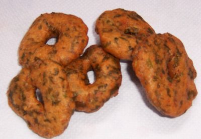 Spinach or Palak Vada Spinach or Palak Vada picture